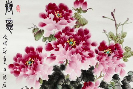 花鳥畫——盧清花